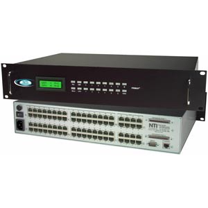 KVM matrix switch via CAT5, 16 user & 64 computer