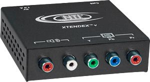 HDTV component video + stereo audio remote receiver, use with SM-nXm-C5AV-LCD