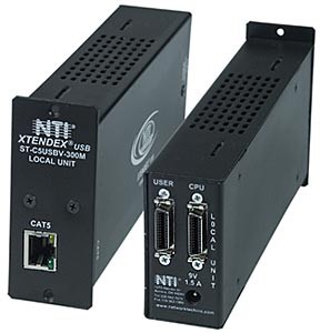 USB KVM extender module, remote unit, rackmount using ST-C5RCK-12