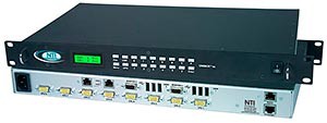 High density VGA USB matrix switch w/ add'l USB port for touch screen, 2 user & 32 computer