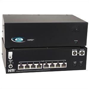 8-port S-Video + audio splitter/extender via CAT5