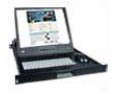 Rackmount KVM Drawer with Real Mouse and High Density USB VGA KVM Switch