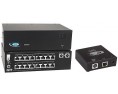 VOPEX-C5SV-16 Local Unit (Front & Back) and ST-C5SV-600 Remote Unit, extend Hi-Res video over numerous remote displays via CAT5
