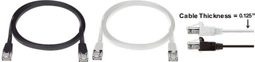 CAT5E-FLT-x-BLACK | CAT5E-FLT-x-WHITE