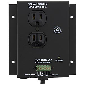 Remote controlled power relay, 120 VAC 15A