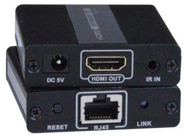 Low-Cost HDMI Extender via one CAT5e/6: Extend up to 394 Feet. US NEMA 1-15P