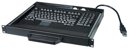 Low Cost USB Rackmount Keyboard Mouse Drawer