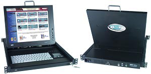 VGA USB + PS/2 KVM Drawer, 17" (432 mm) LCD, Sunlight Readable Monitor