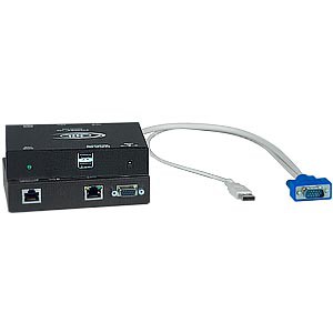 VGA USB KVM extender via CAT5, skew compensation, up  to 1000 feet (305 meters)