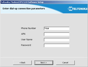 Connection Parameters