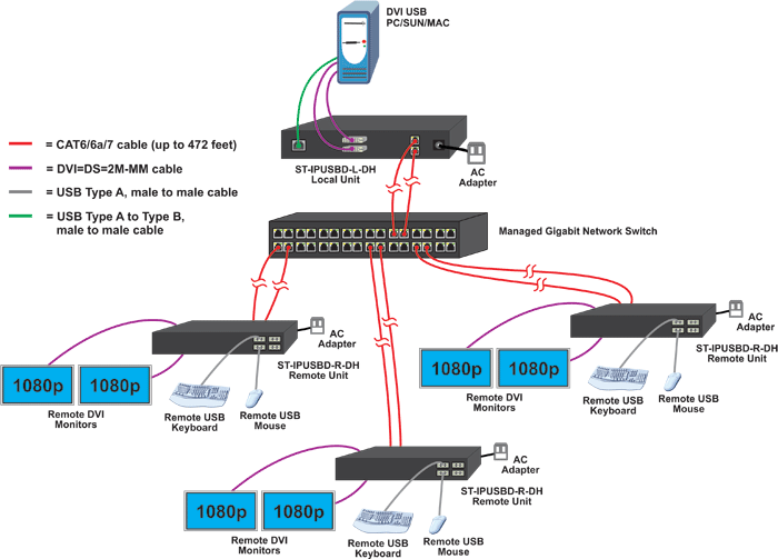 Point-to-Many Connection