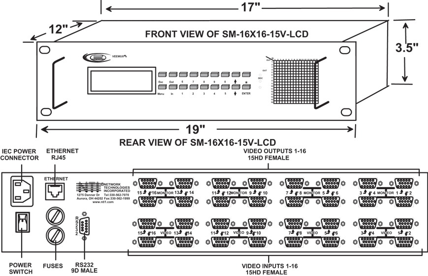 SM-16X16-15V-LCD